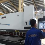 touch control screen cnc press brake machine 6 អ័ក្ស 220T 4000MM កម្លាំងម៉ាស៊ីន